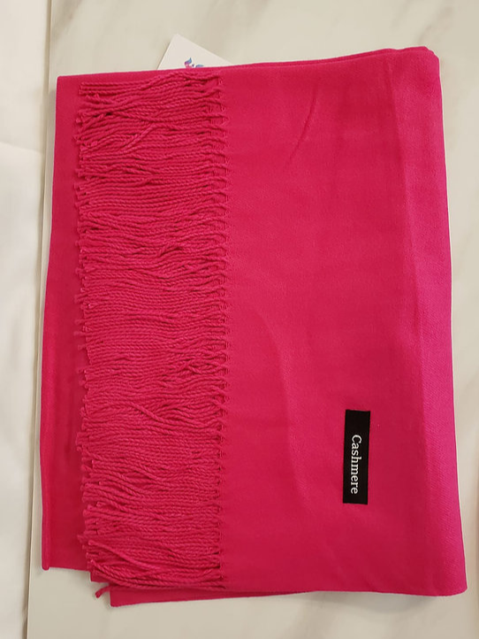 Cashmere Weekday Scarf - Rose Red