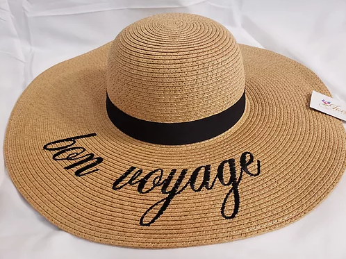 Natural Seagrass Hat - Bon Voyage