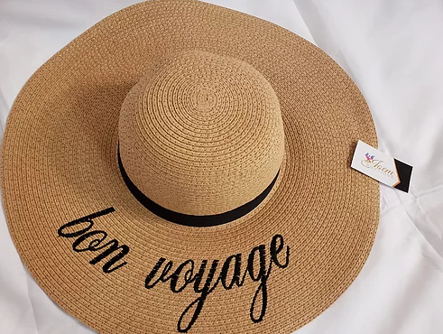Natural Seagrass Hat - Bon Voyage