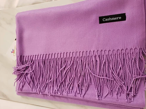 Cashmere Weekday Scarf - Light purple